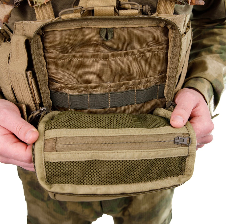 CHEST RIG + ZAINO + Cover Oak Brown STALKER