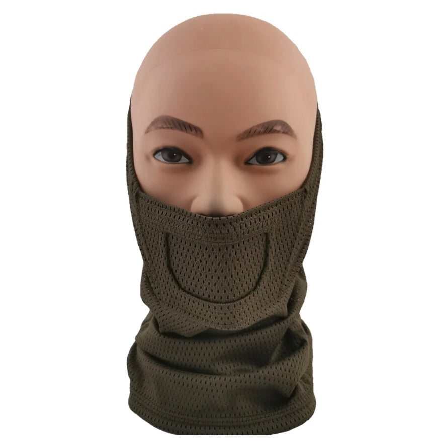 Face Warrior Olive Green